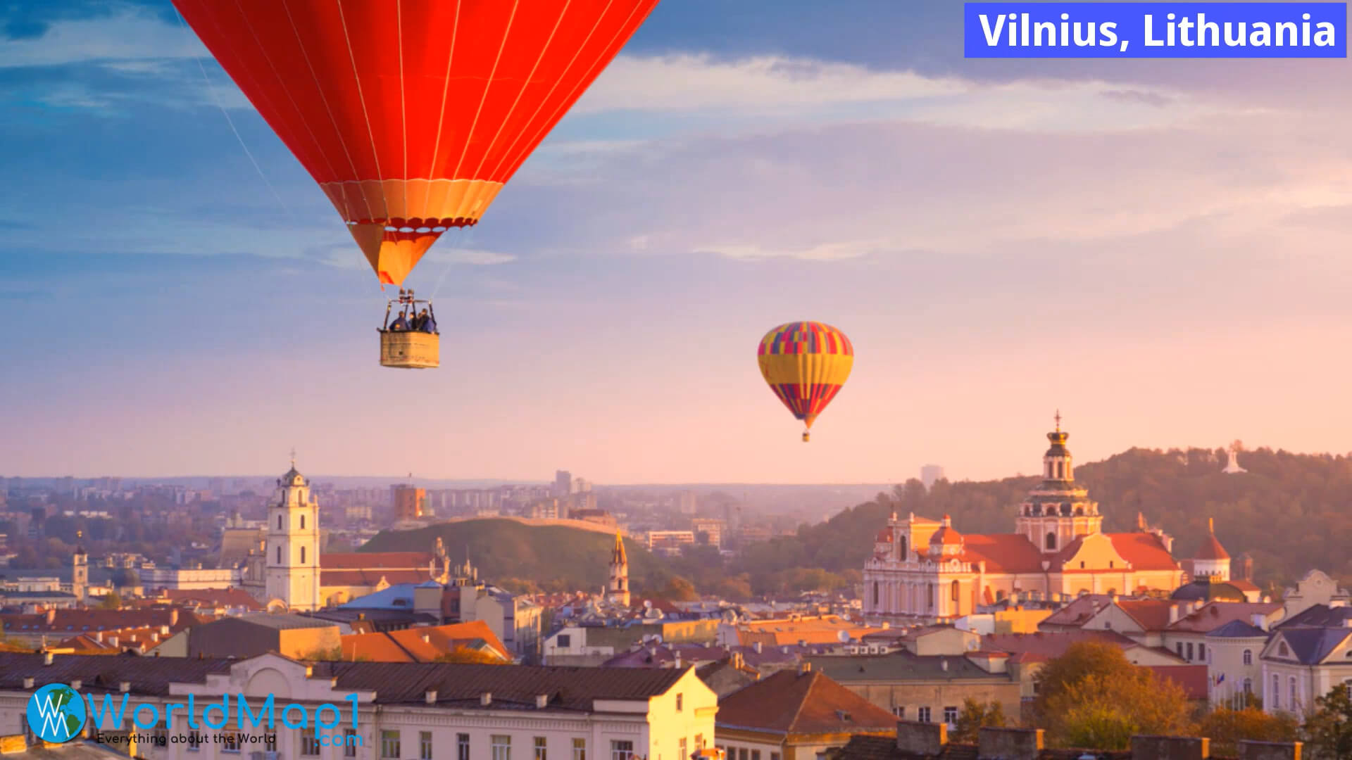 Hot Air Balloon in Vilnius Lithuania
